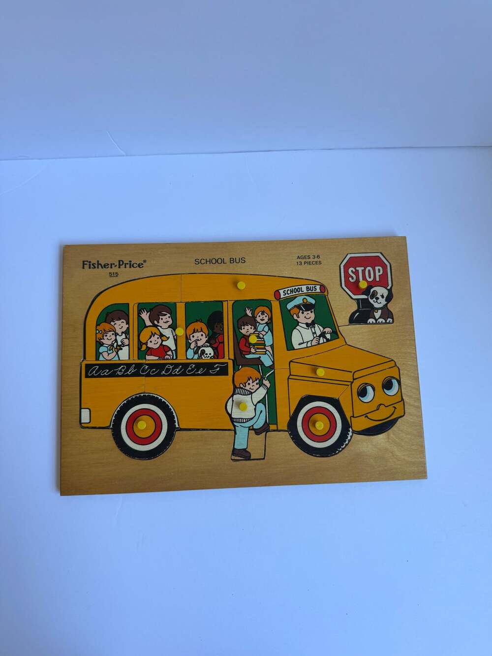 Fisher price wood bus puzzle